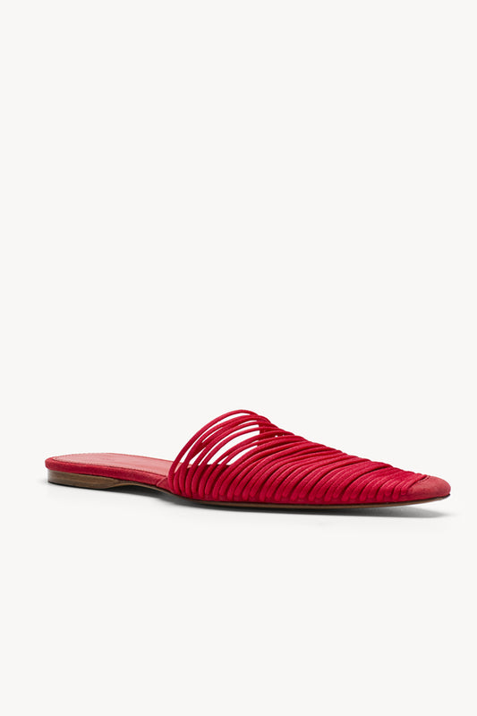 Kenly Flat Mule Red