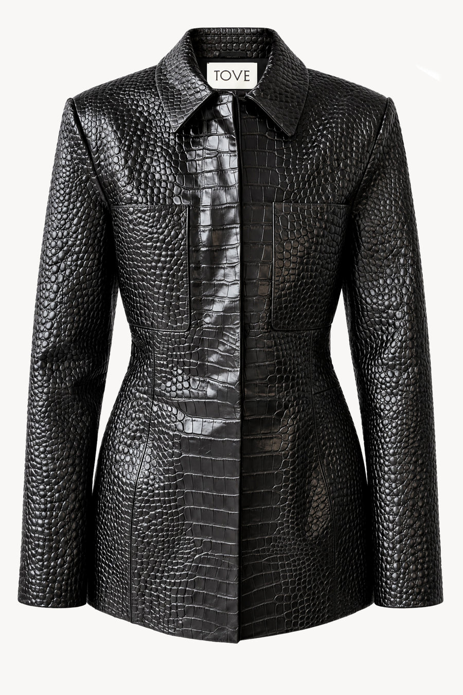 Larue Leather Jacket Bitter Chocolate