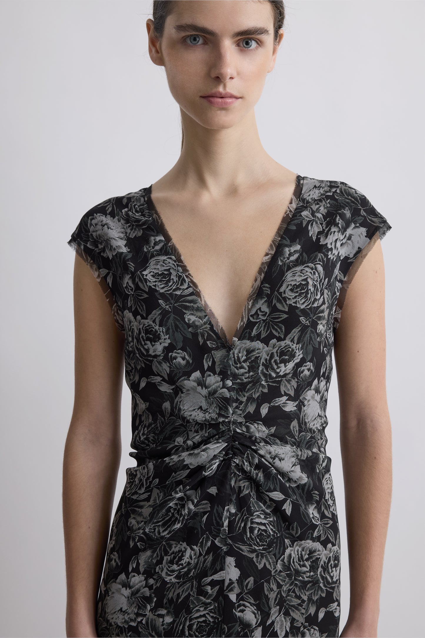 Luana Dress Rose Print