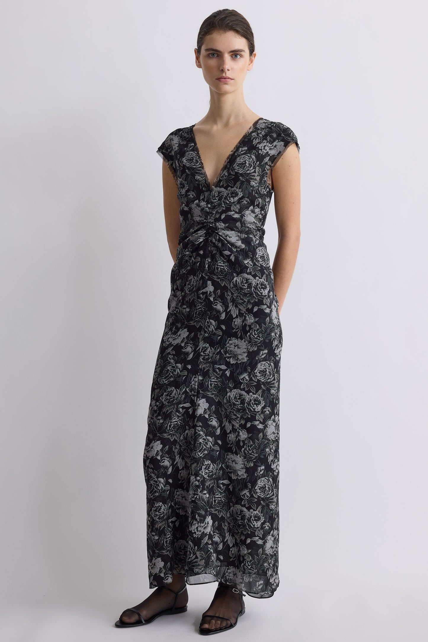 Luana Dress Rose Print