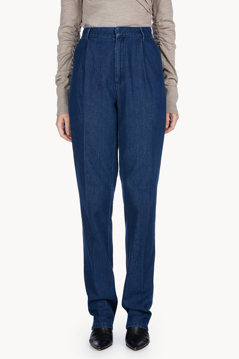 Maggie Denim Trouser Mid Blue