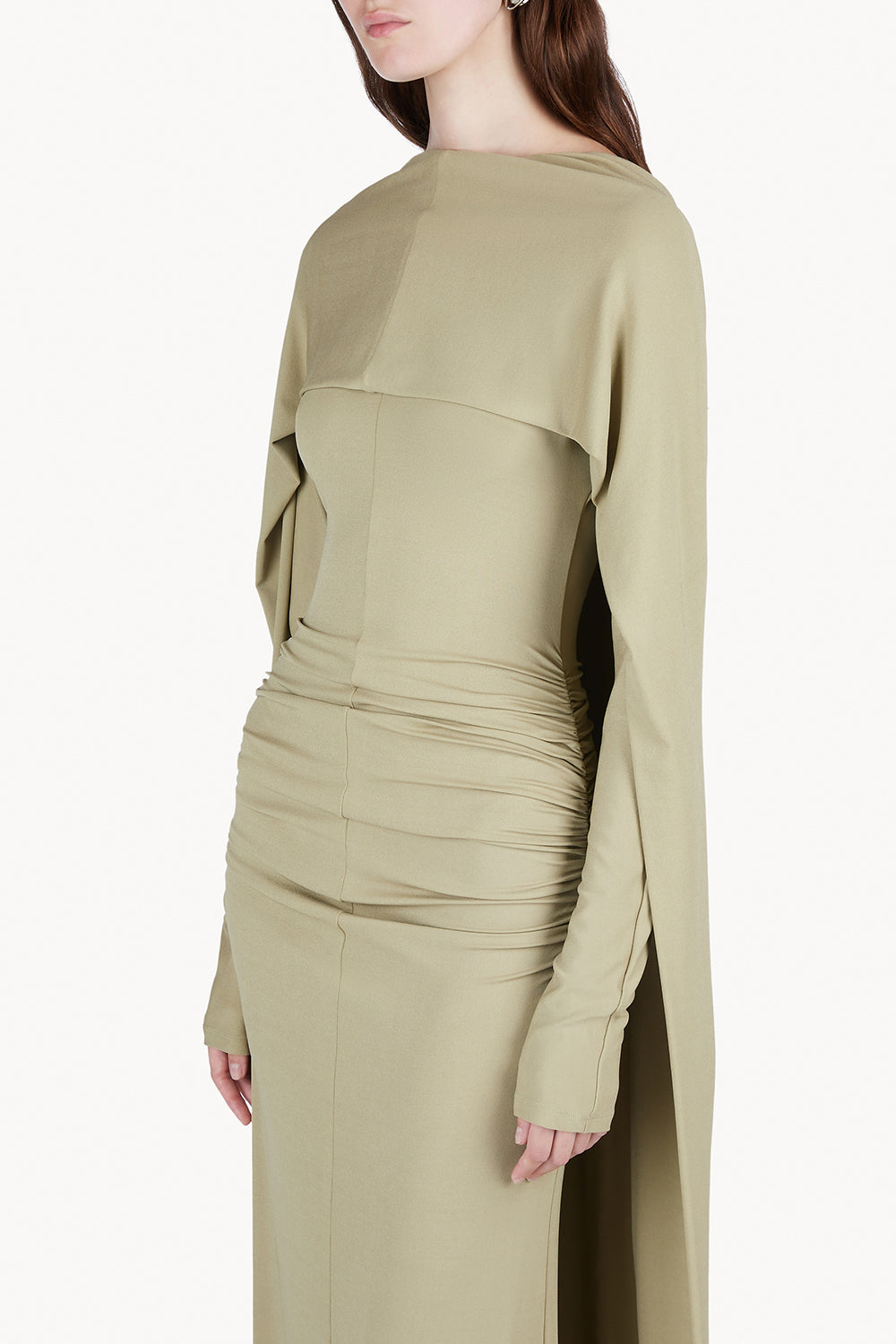 Malena Dress Pale Khaki