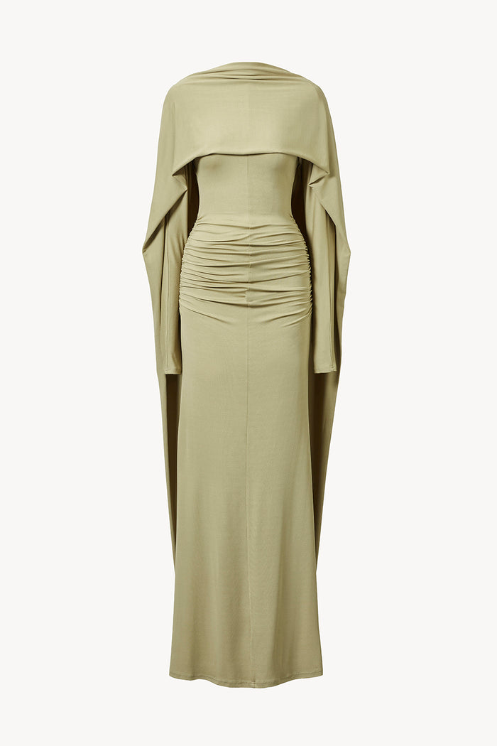 TOVE Studio Malena Dress Pale Khaki