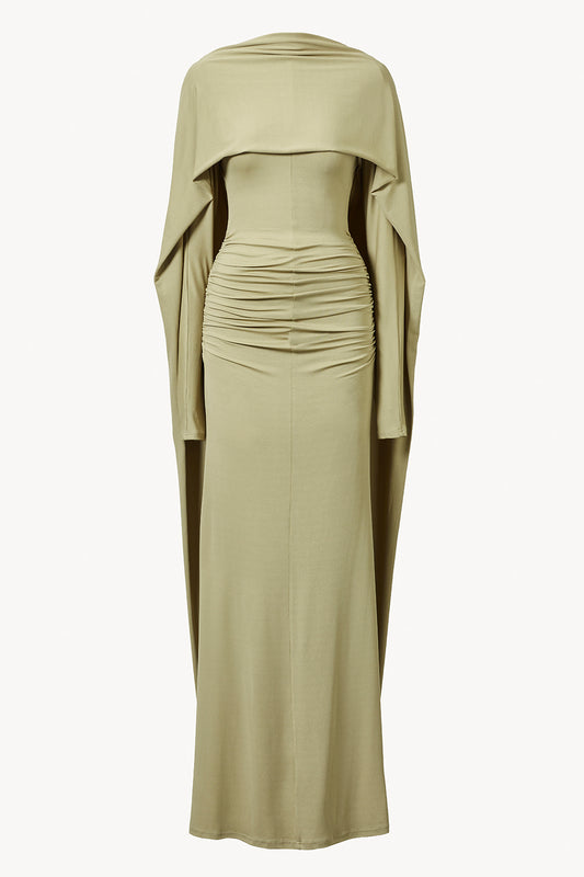 Malena Dress Pale Khaki