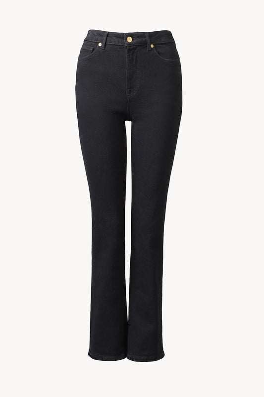 Marlo Straight Leg Jean Black Length 32"