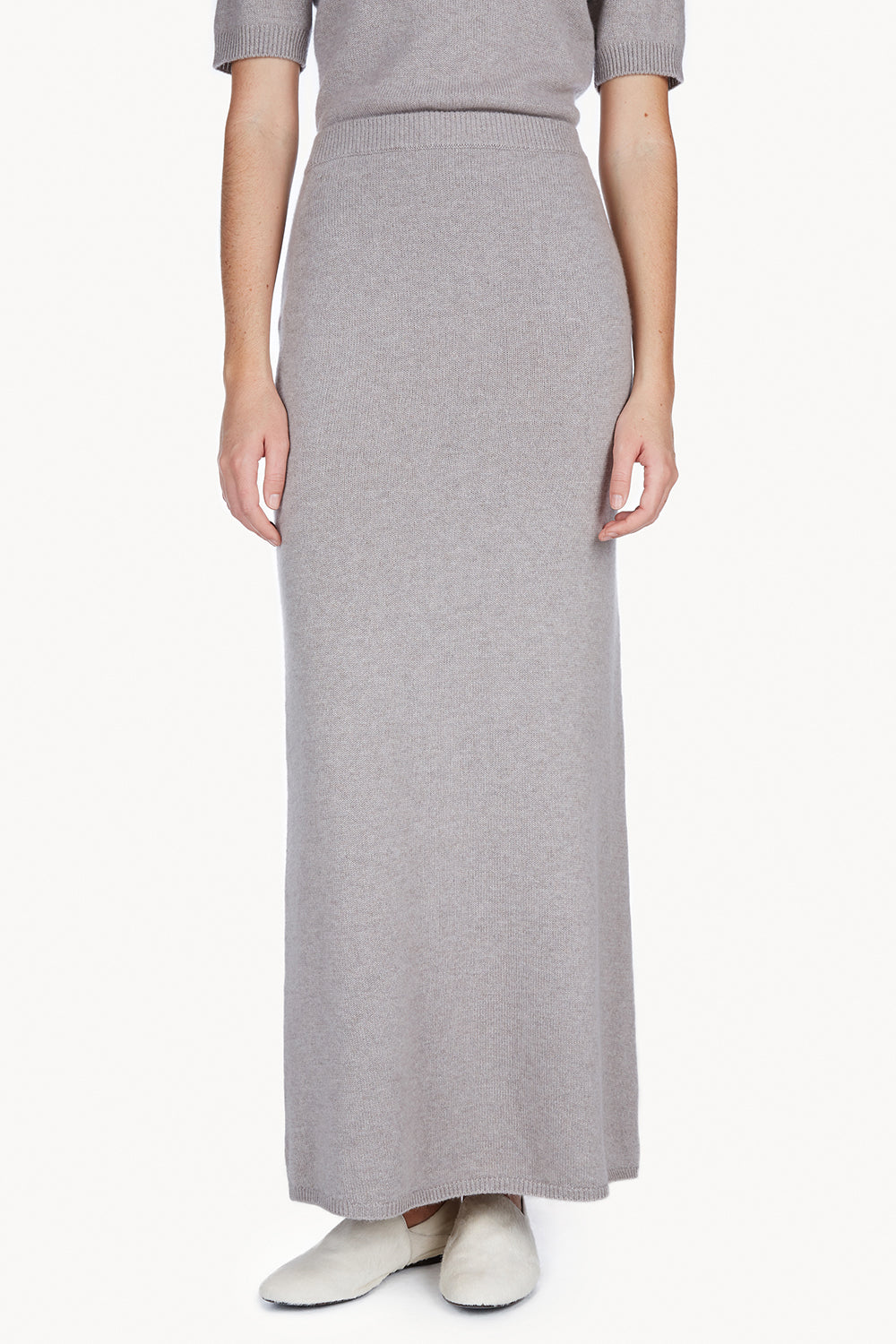 Nellie Cashmere Skirt Grey