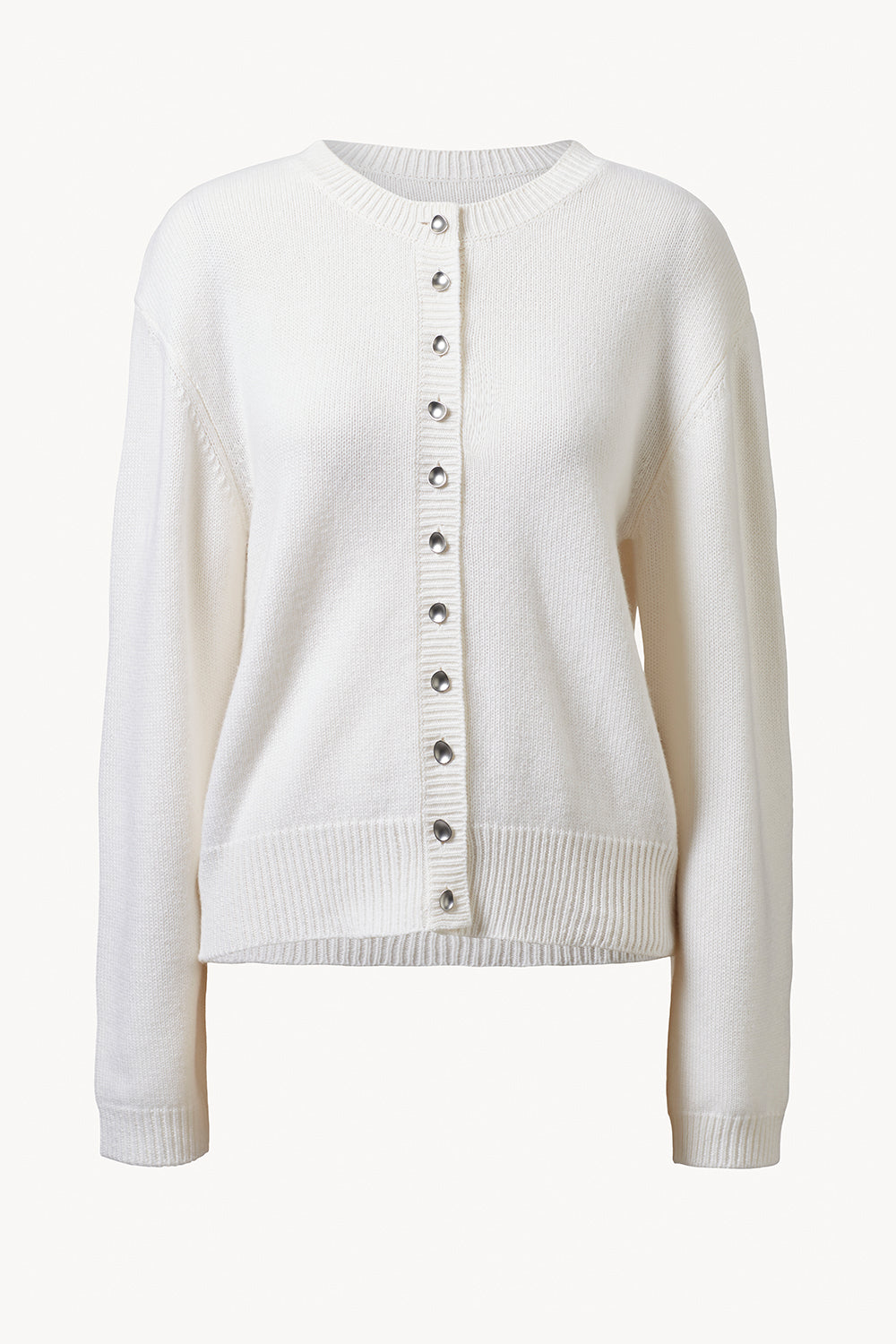 Nila Cashmere Cardigan Soft White