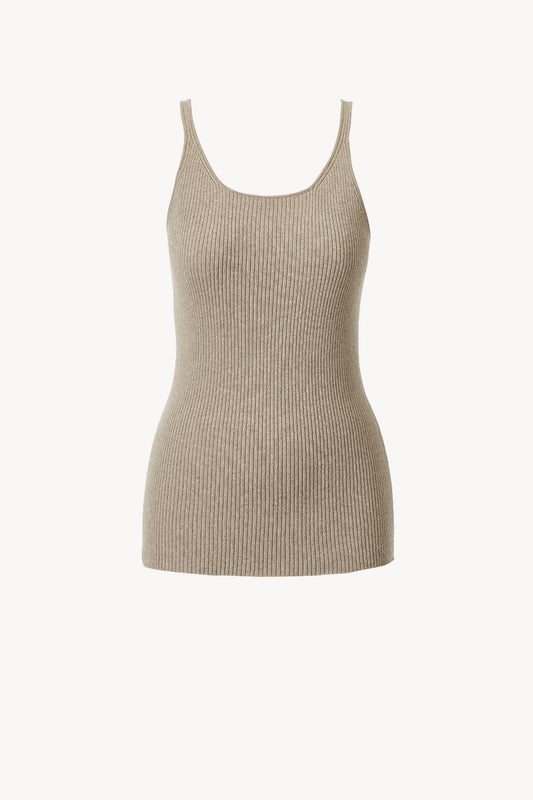 Nora Knitted Vest Barley