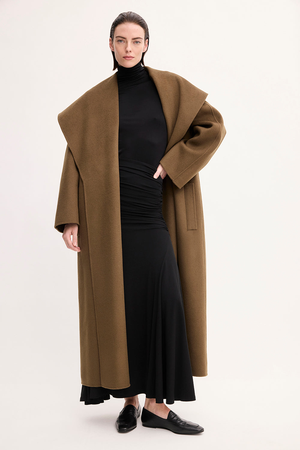 Ondine Coat Deep Khaki