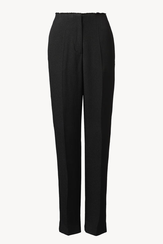 Oran Fray Trim Trouser Black