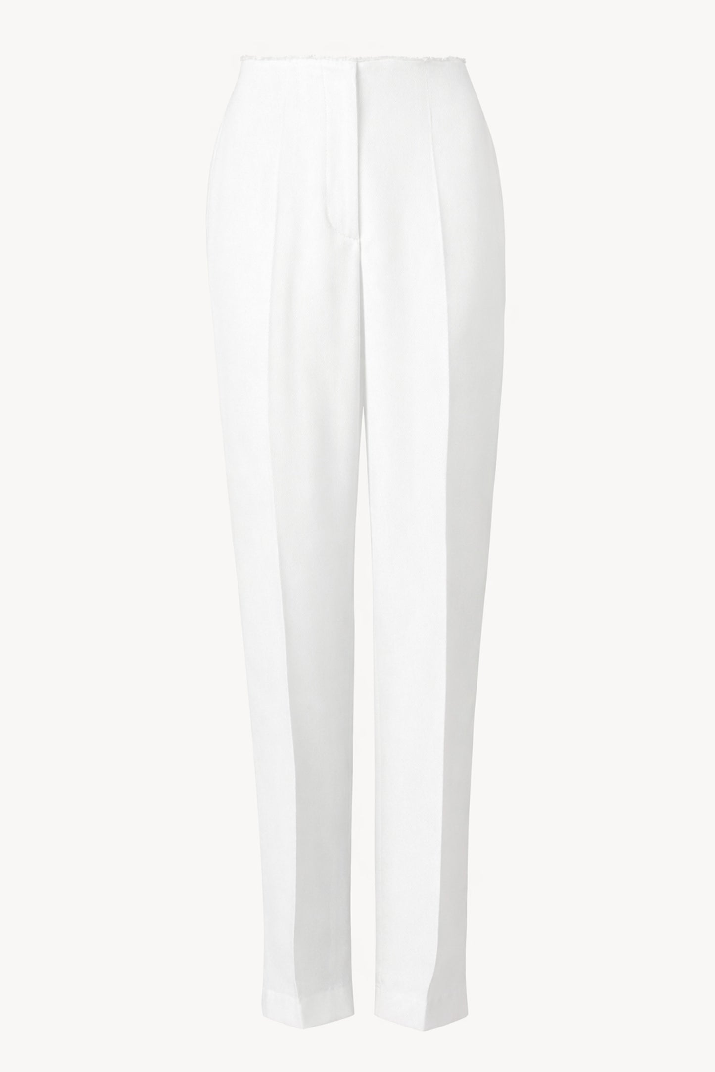 Oran Fray Trim Trouser White