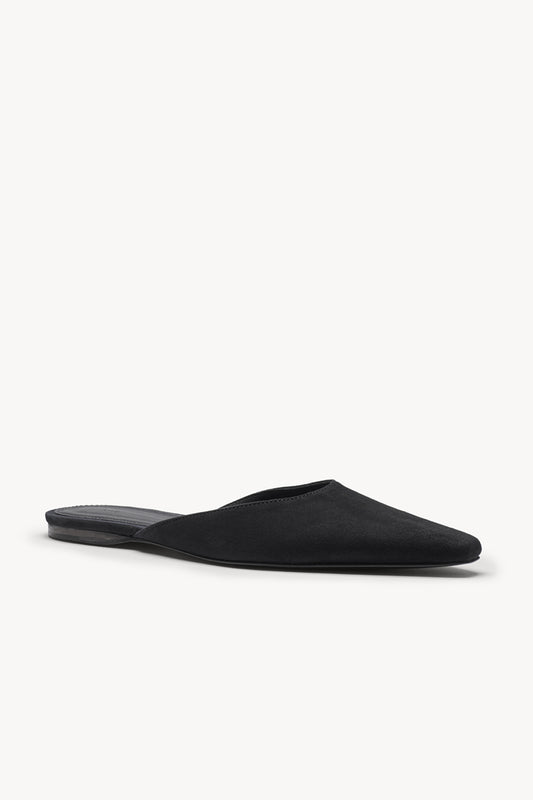 Pheby Flat Mule Black