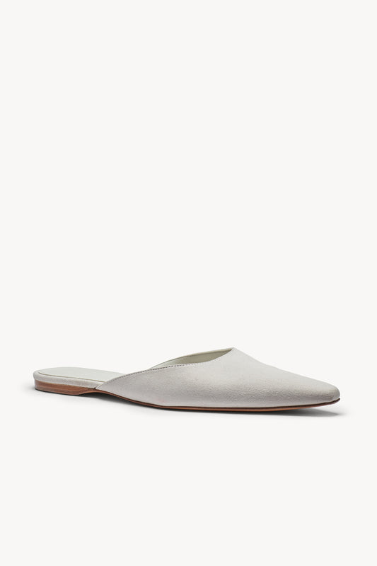 Pheby Flat Mule White