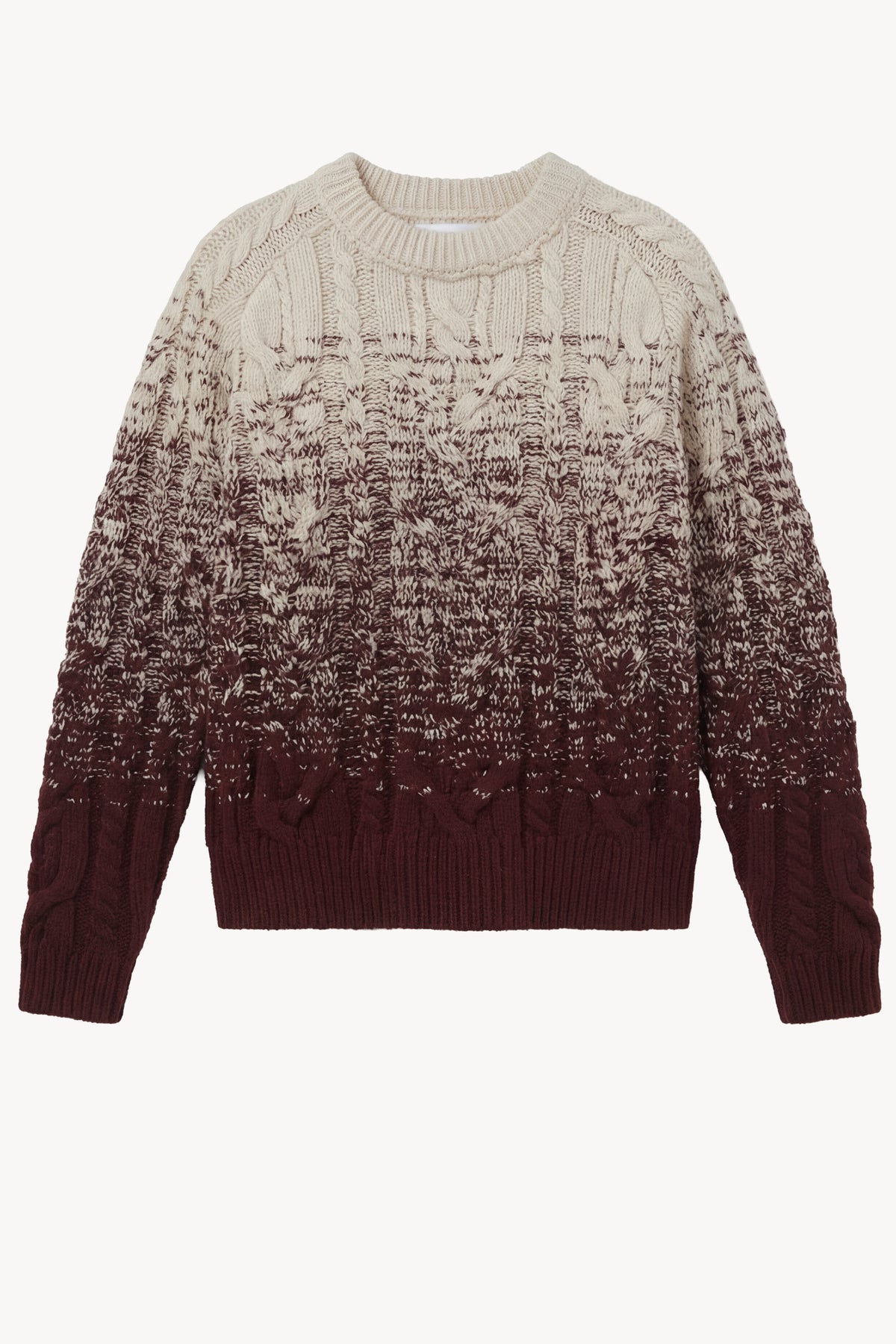 Pierra Cable Knit Jumper Aubergine