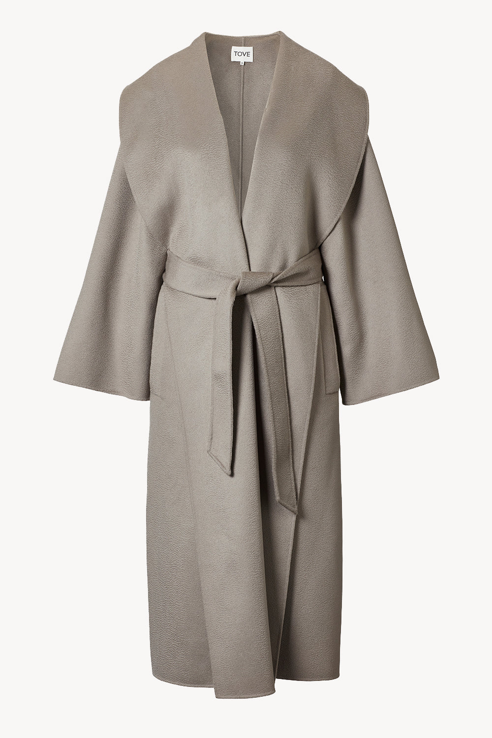 Rebeca Lambswool Coat Grey · TOVE Studio · Advanced