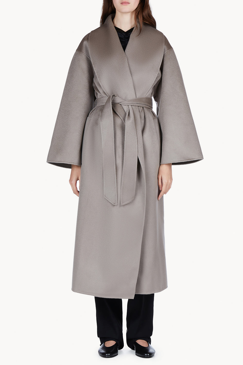 Rebeca Lambswool Coat Grey