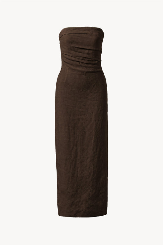 Sabella Dress Burnt Chocolate