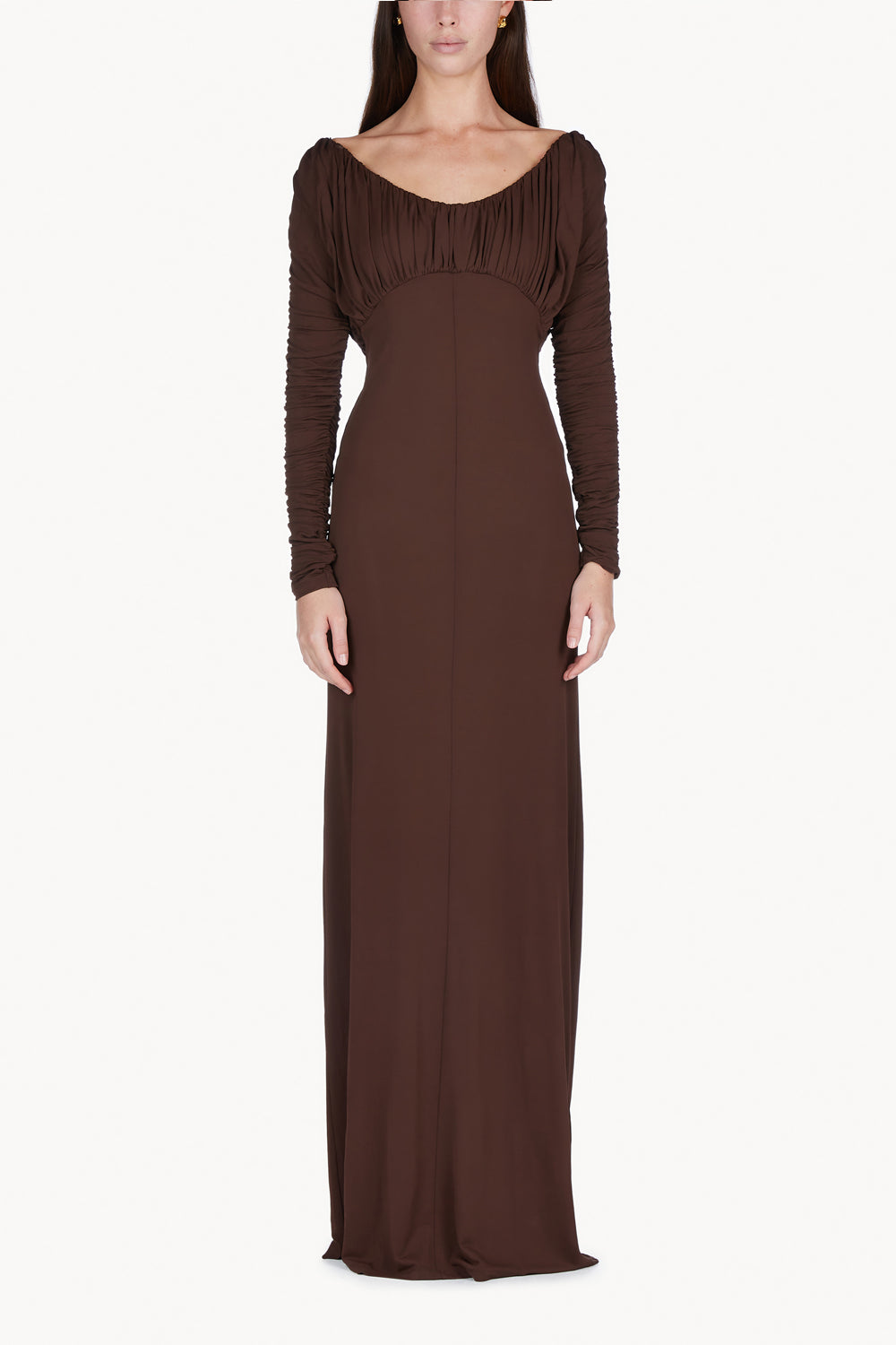 Safia Dress Chocolate