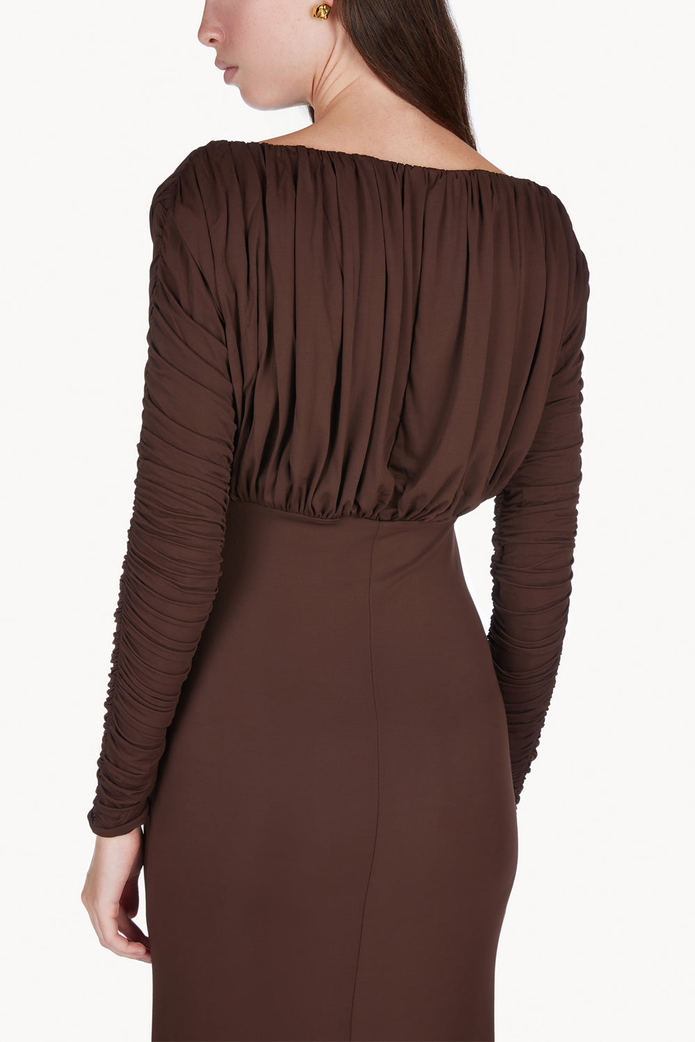 Safia Dress Chocolate