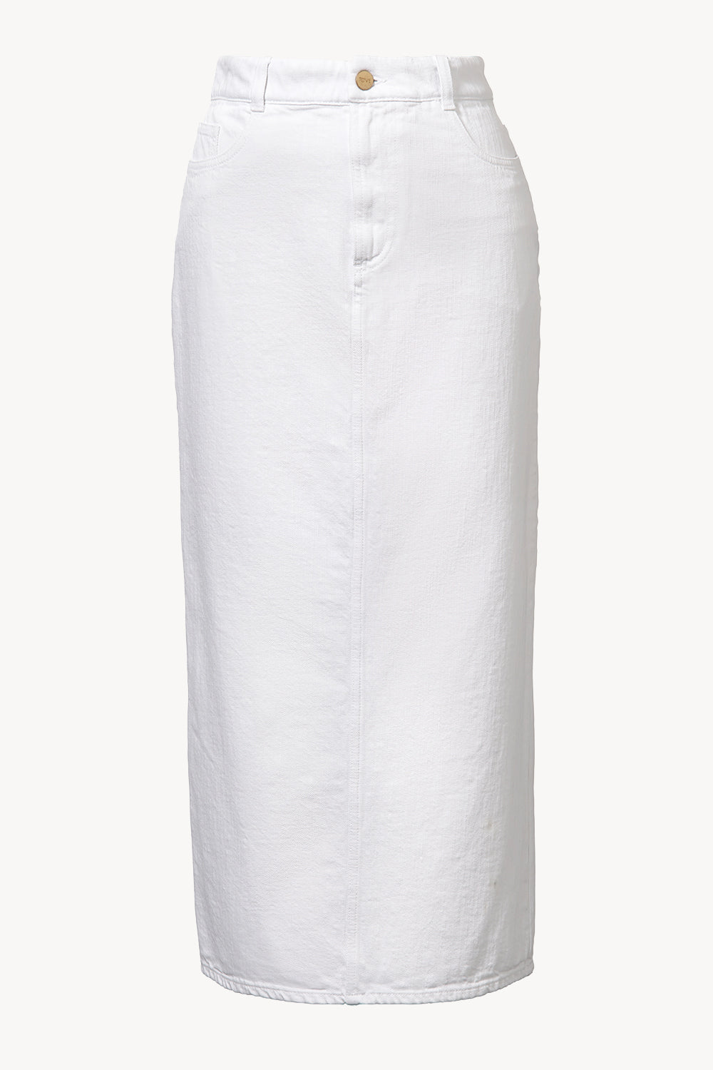 Petra White Denim Skirt (Skirt Society Exclusive)