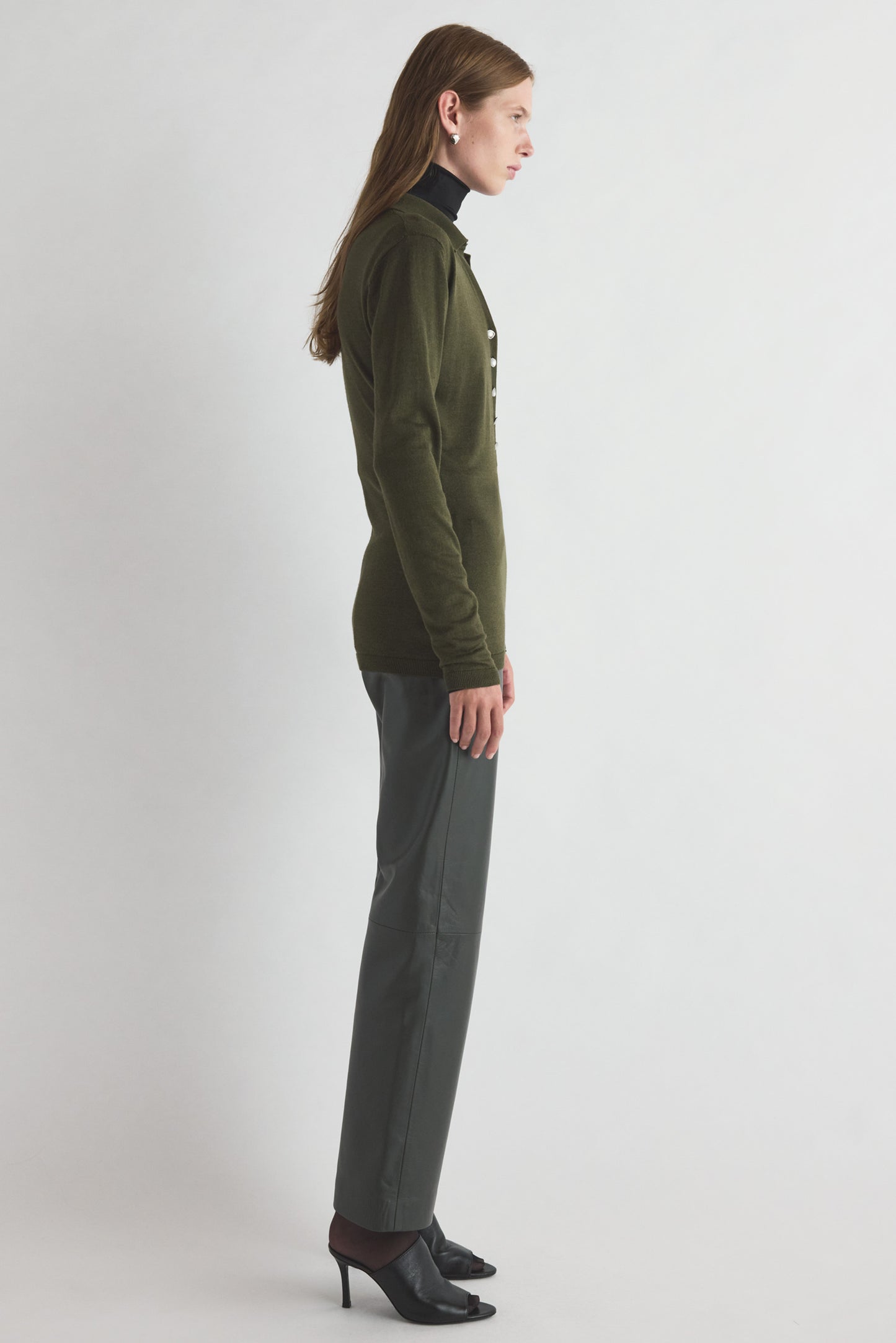 Austine Knit Top Moss Green