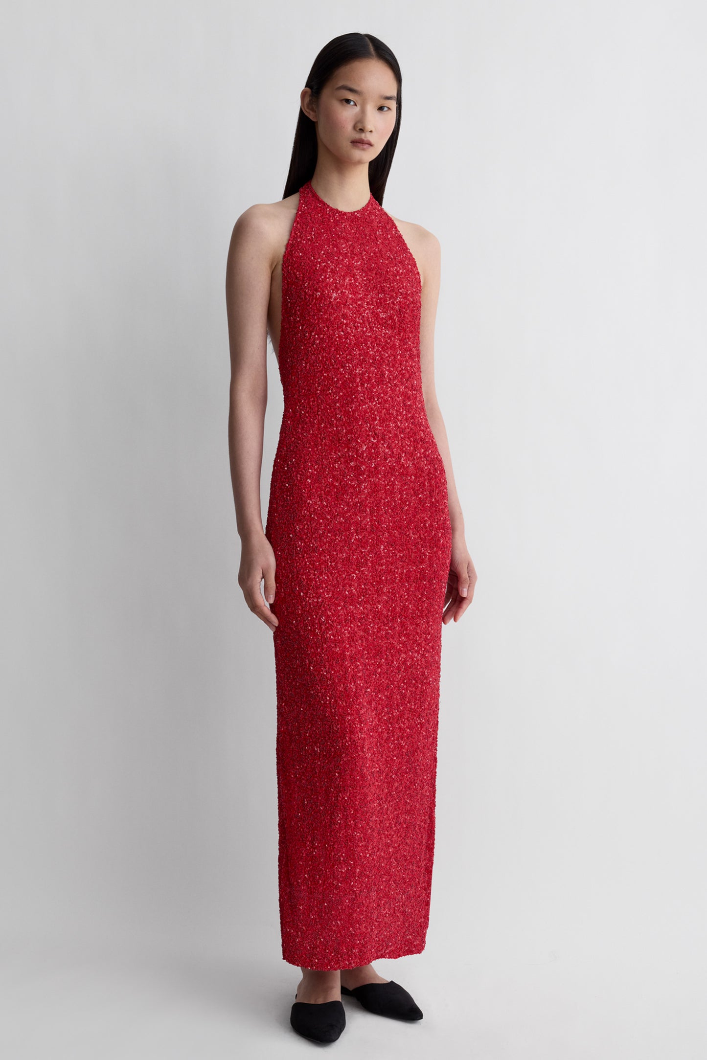 Colette Dress Sequin Red
