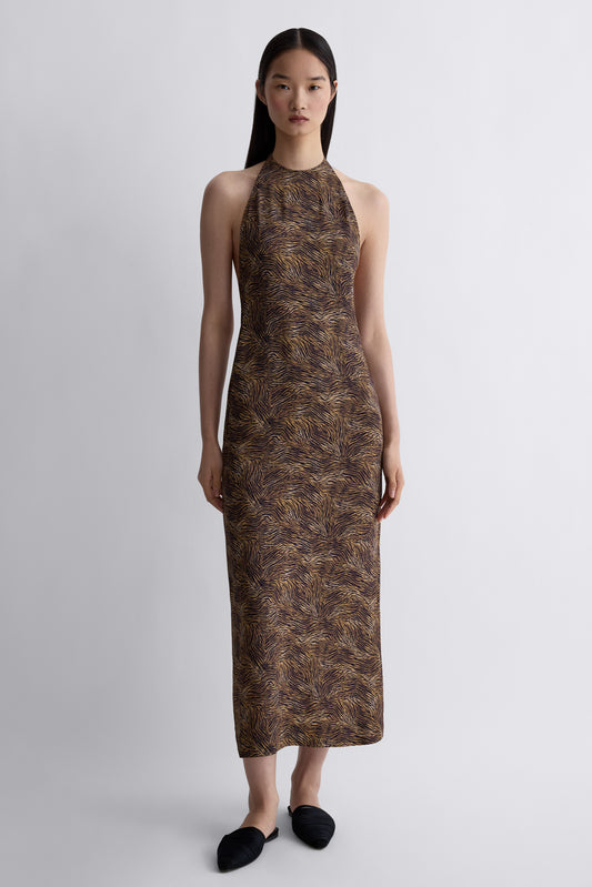 Colette Dress Zebra Print