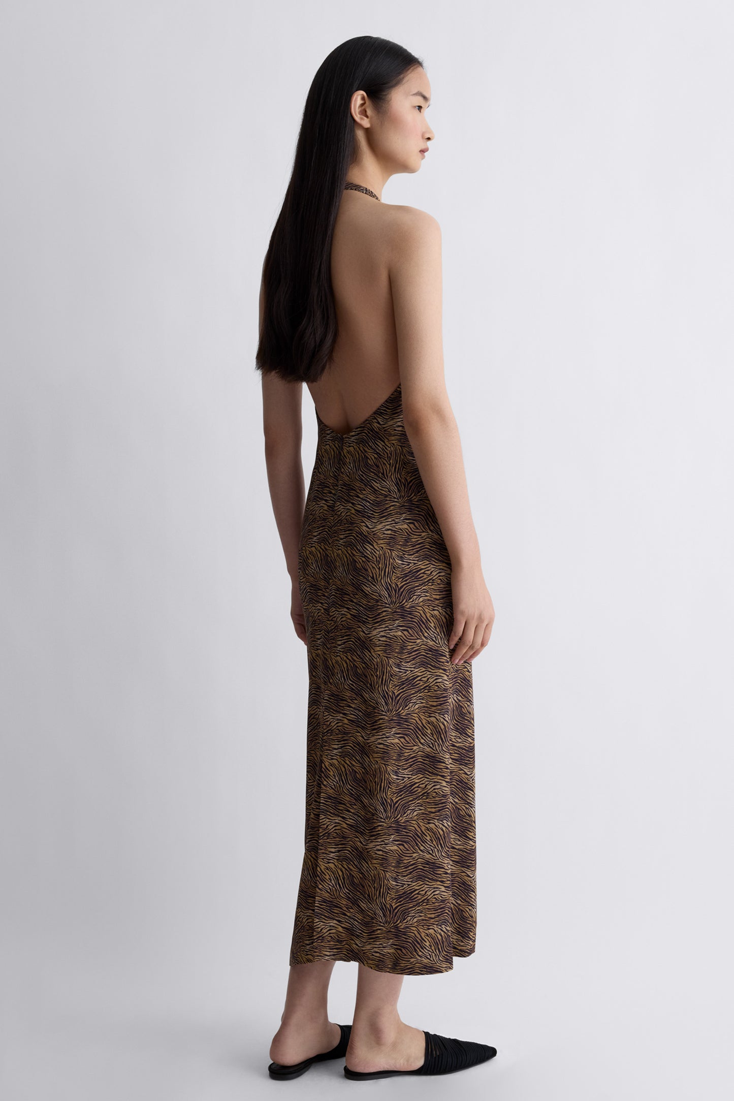 Colette Dress Zebra Print