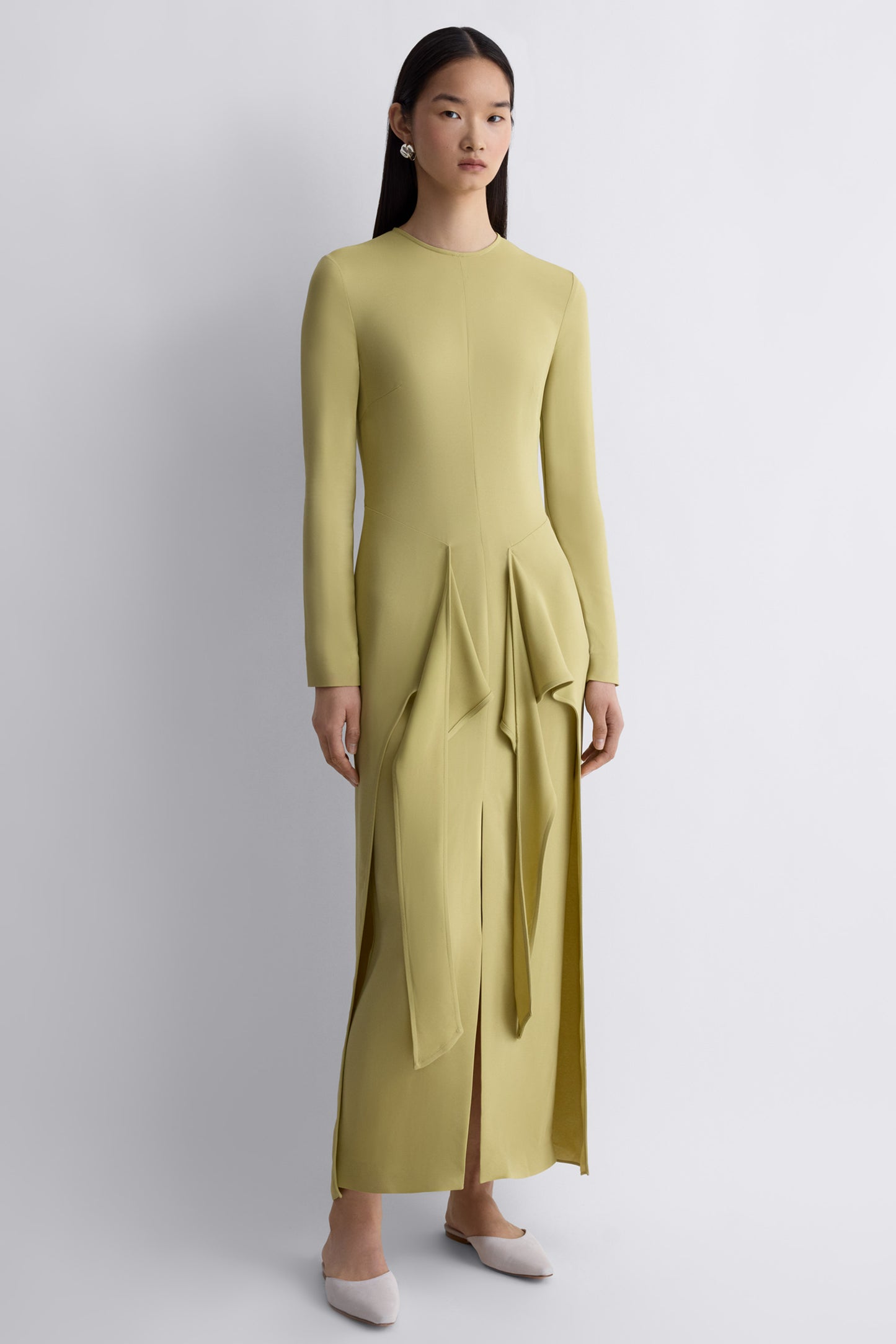 Elora Dress Chartreuse