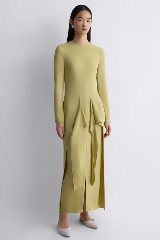 Elora Dress Chartreuse