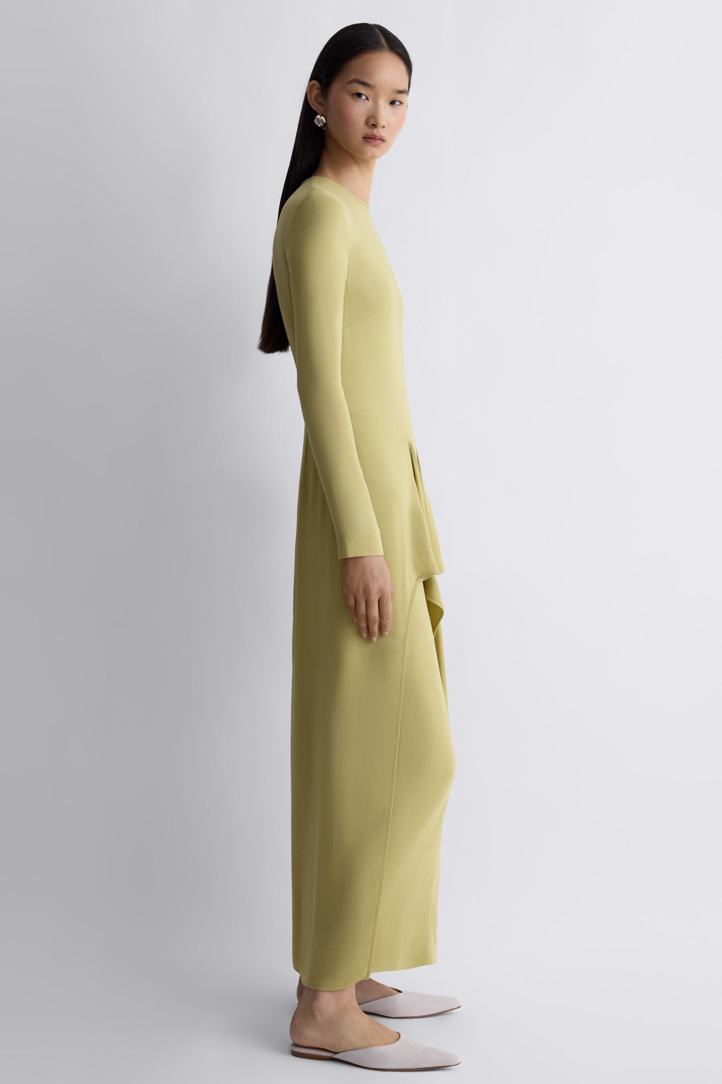 Elora Dress Chartreuse