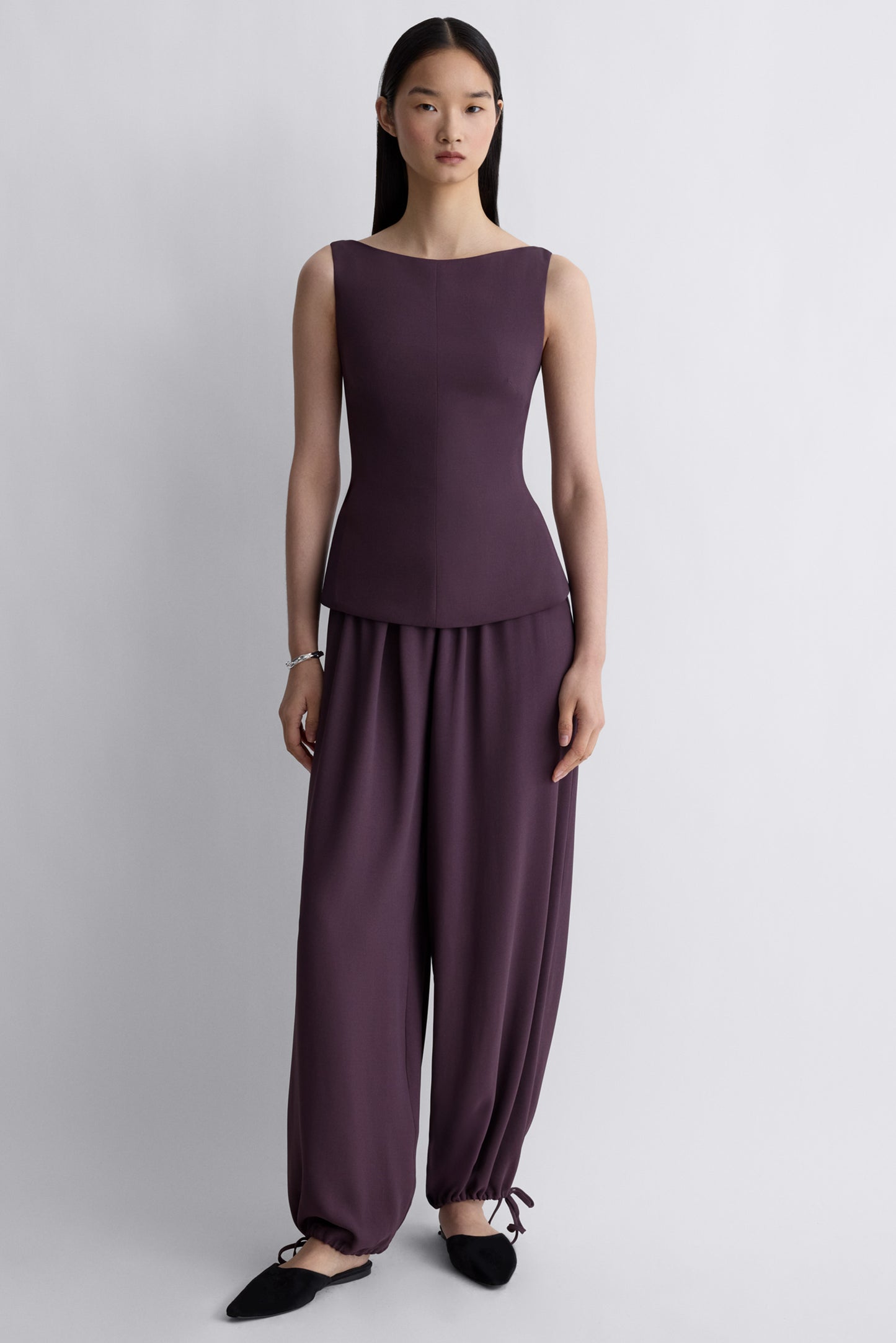 Genni Top Deep Damson