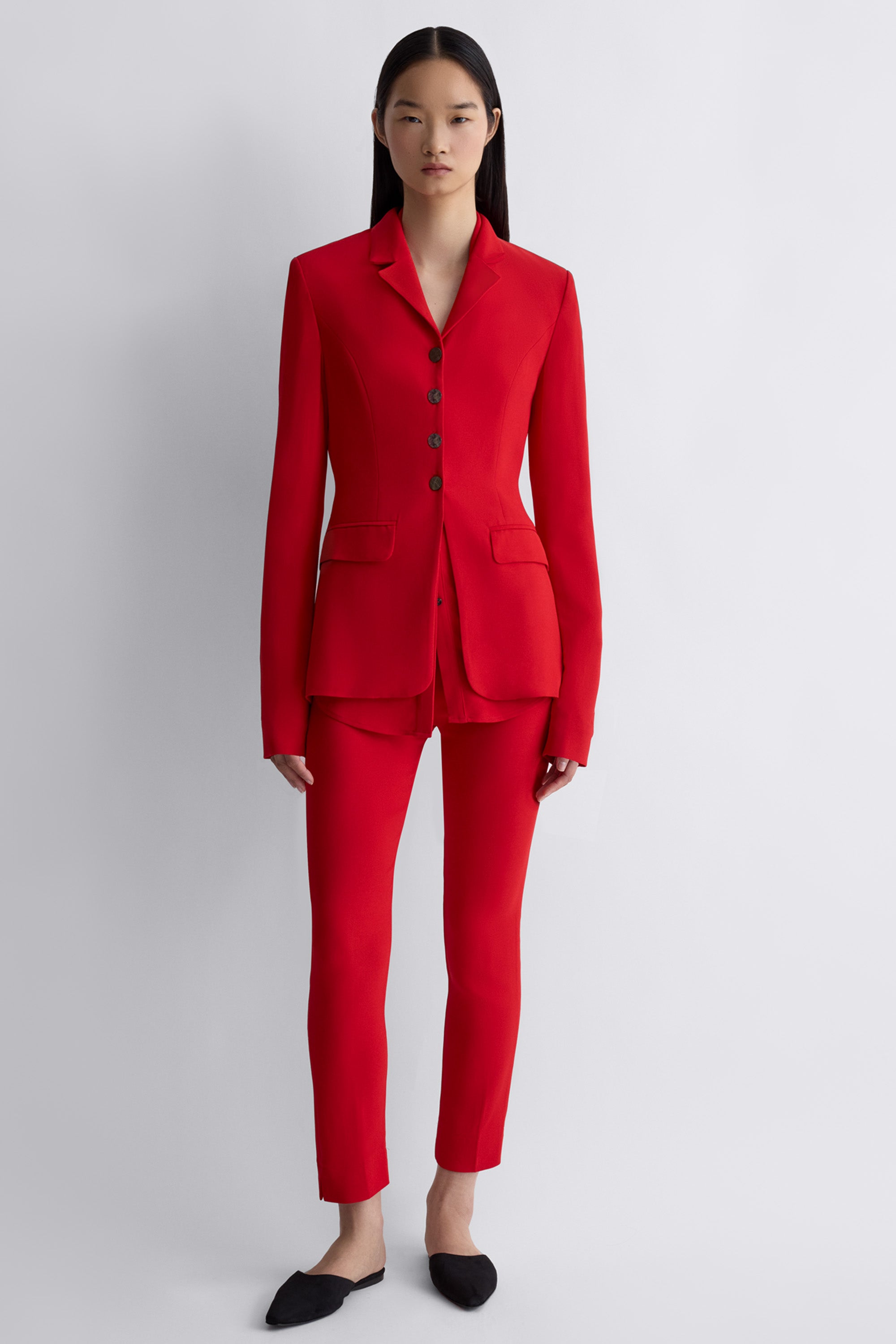 56design レディースジャケットＭ　赤　レッド　未使用 Merl Jacket Red – TOVE Studio