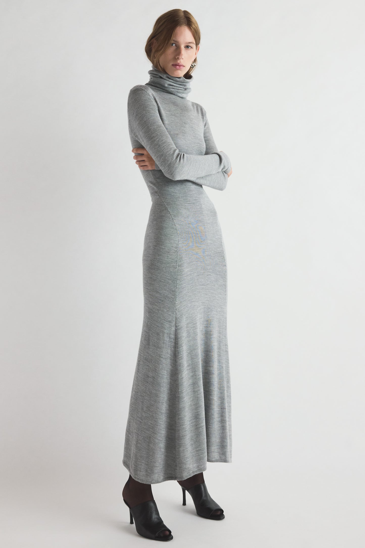 Suzette Knitted Dress Grey