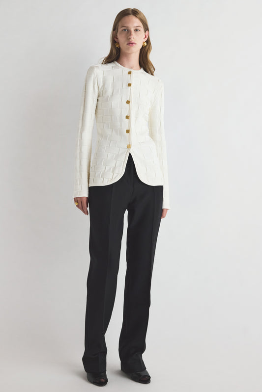 Uma Knitted Jacket White