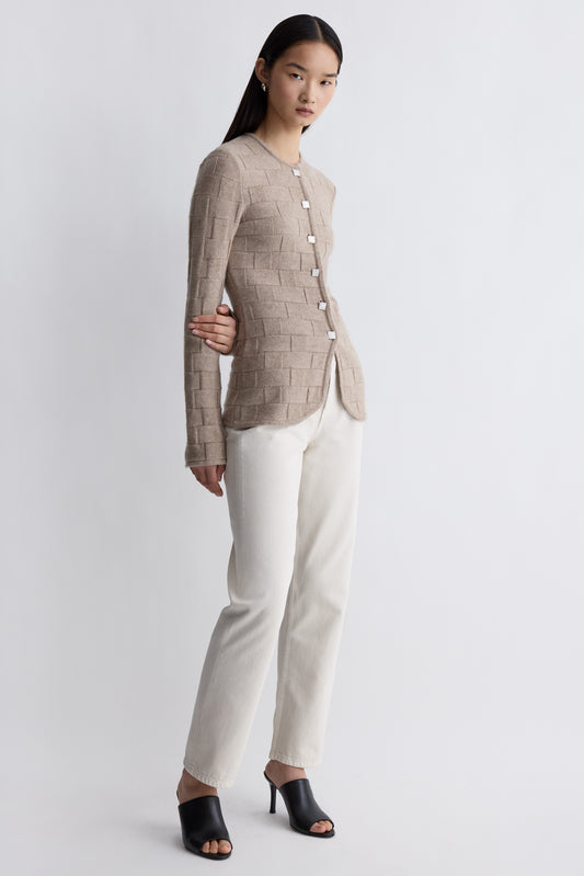 Uma Knitted Jacket Wheat