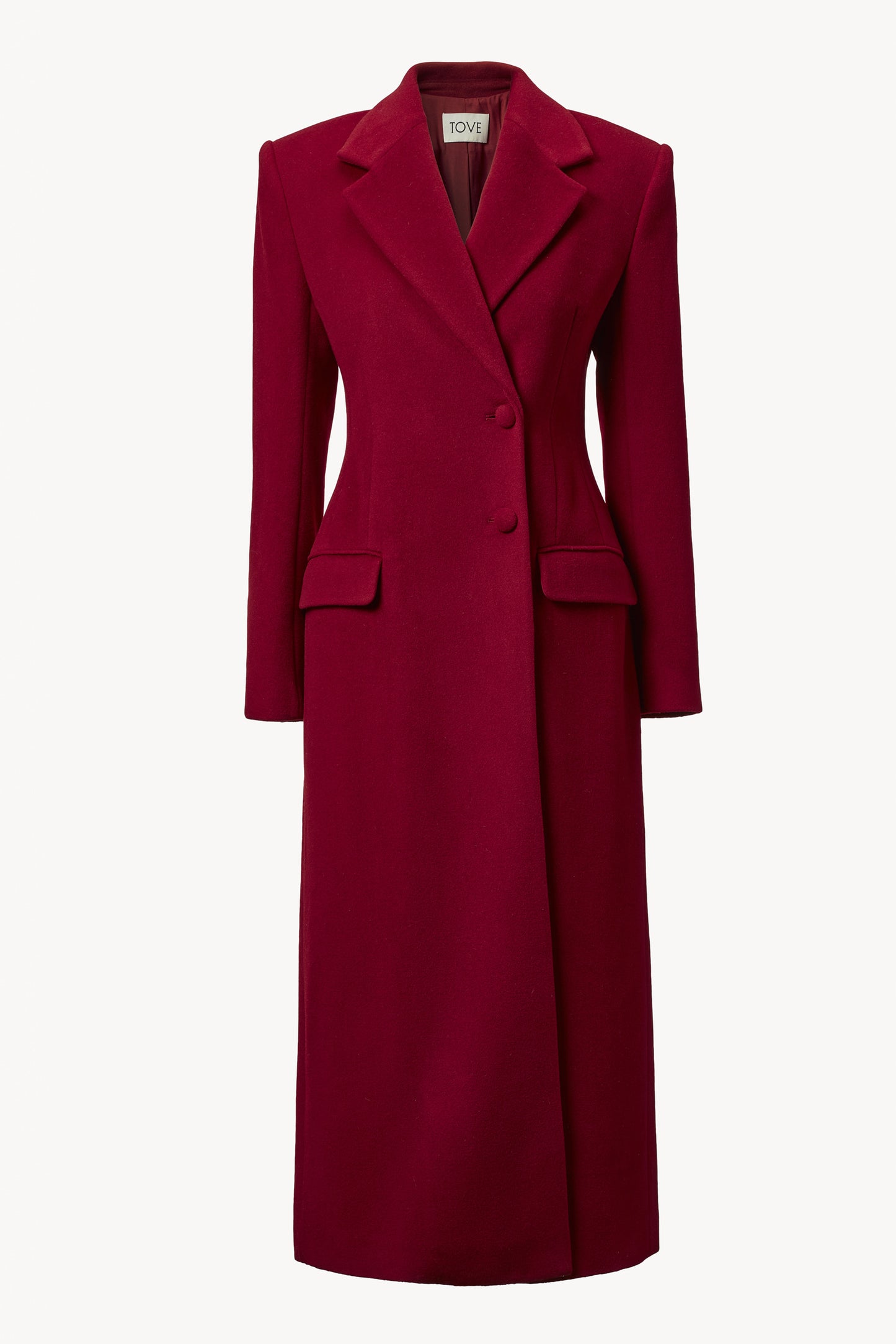 Vonnie Coat Dark Red