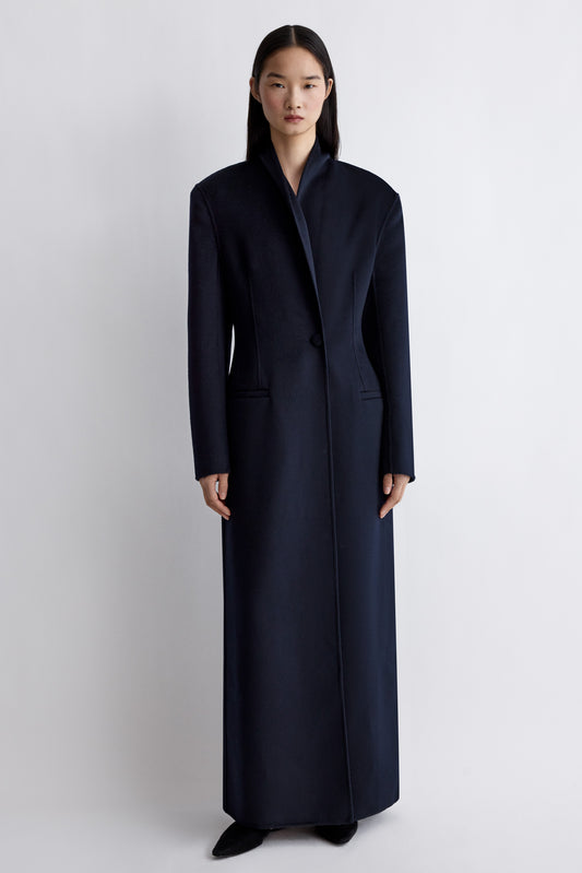 Zahra Coat Navy