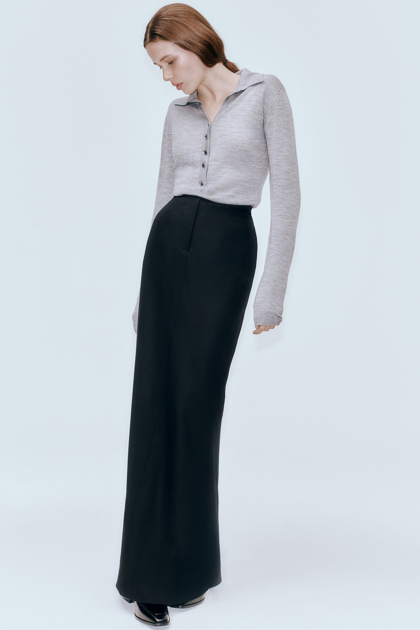 Austine Knit Top Grey