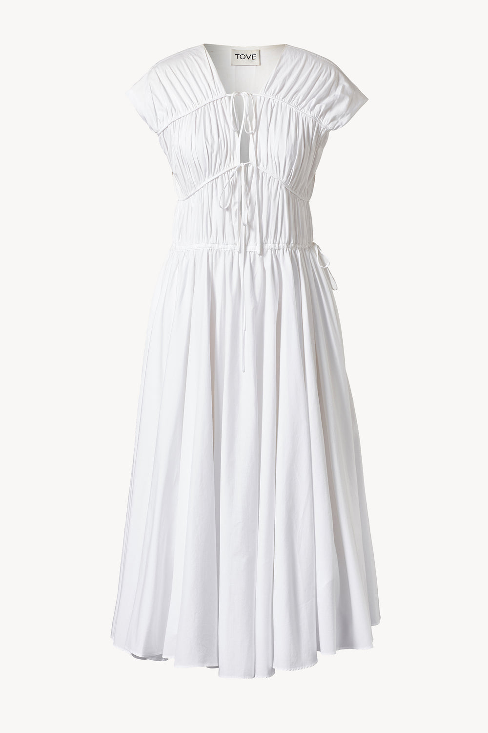 Ceres Organic Cotton Midi Dress White · TOVE Studio · Advanced ...