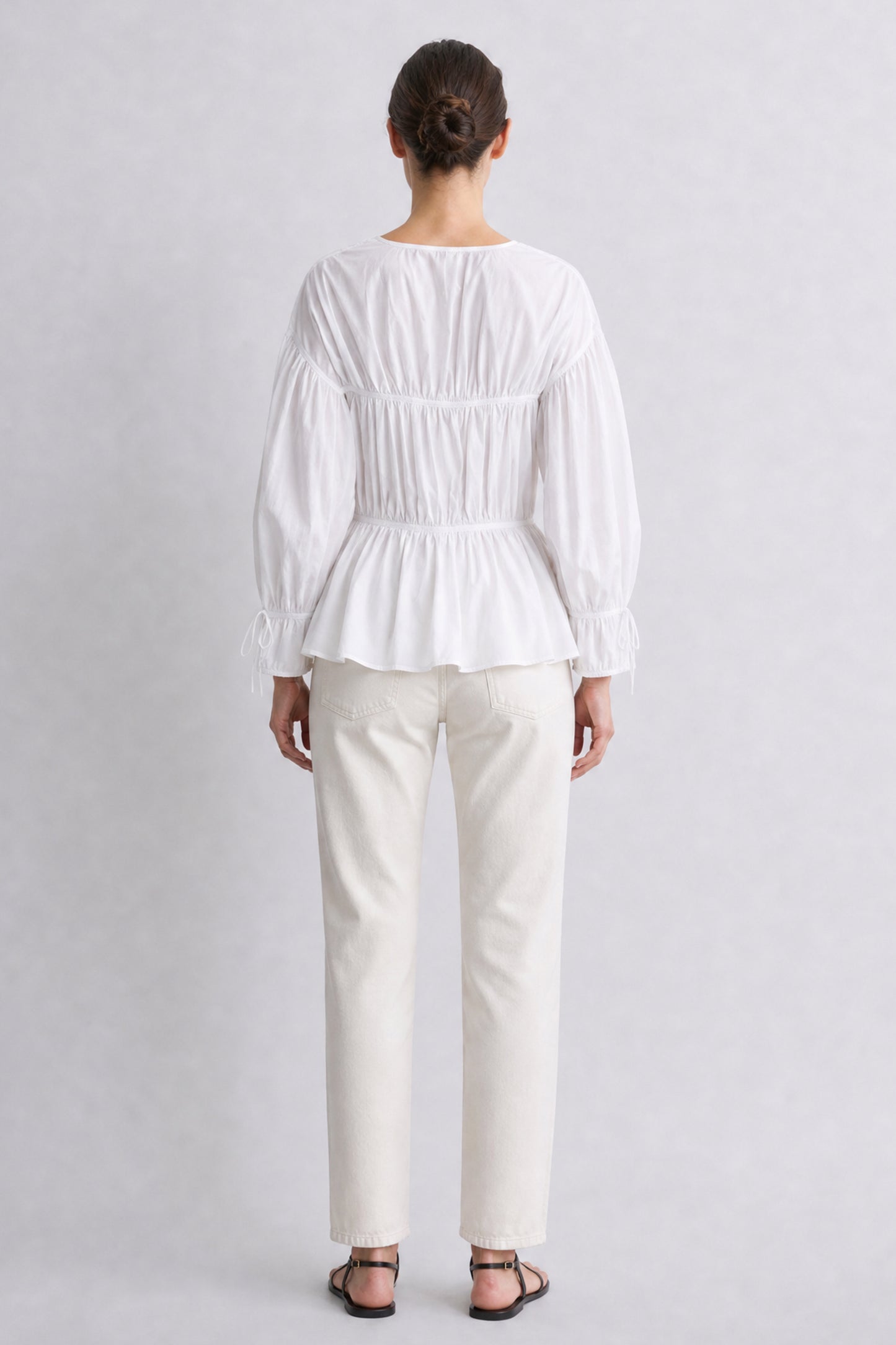 Cleo Top Organic White