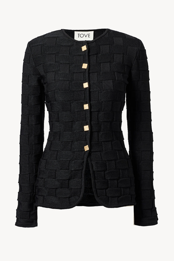 TOVE Studio Uma Knitted Jacket Black