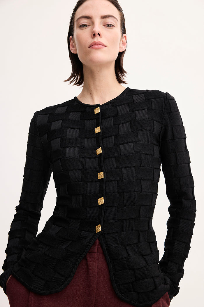 TOVE Studio Uma Knitted Jacket Black