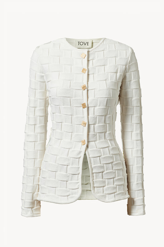 Uma Knitted Jacket White