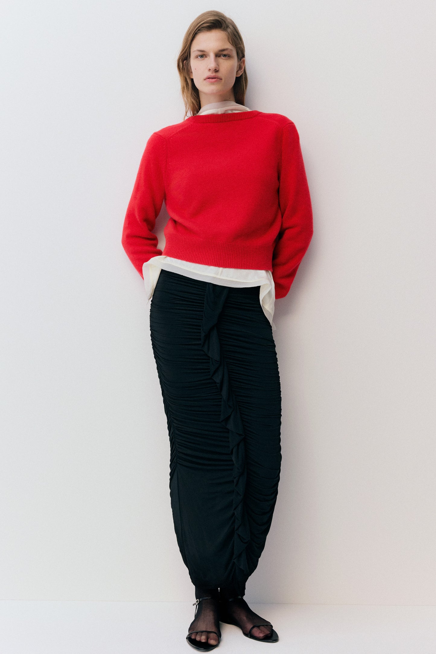 Signe Cashmere Cardigan Red