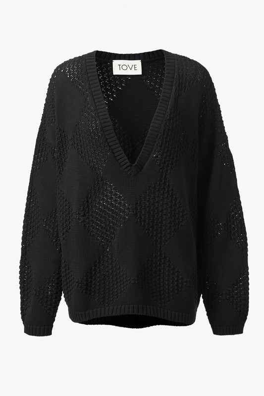 Yara Knitted Jumper Black