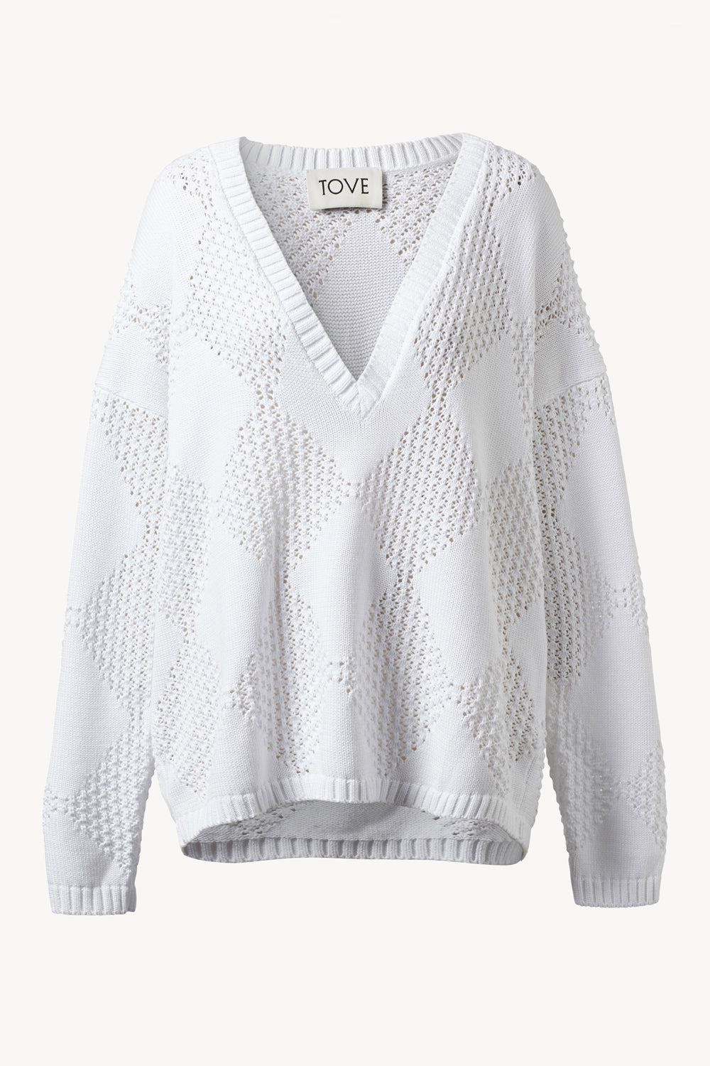 Yara Knitted Jumper White