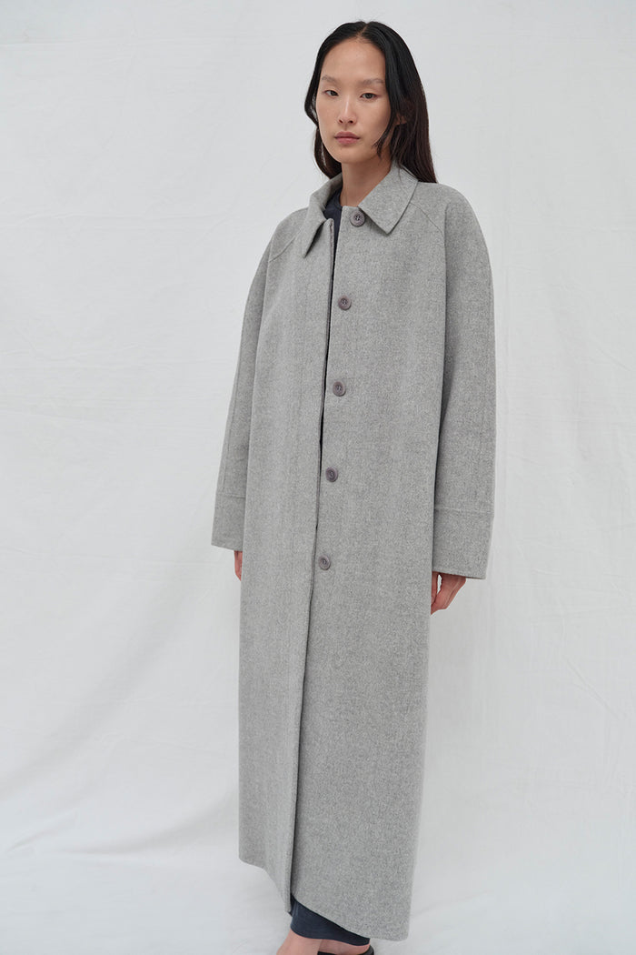 Yoonmi Coat Grey · TOVE Studio · Advanced Contemporary Womenswear Brand