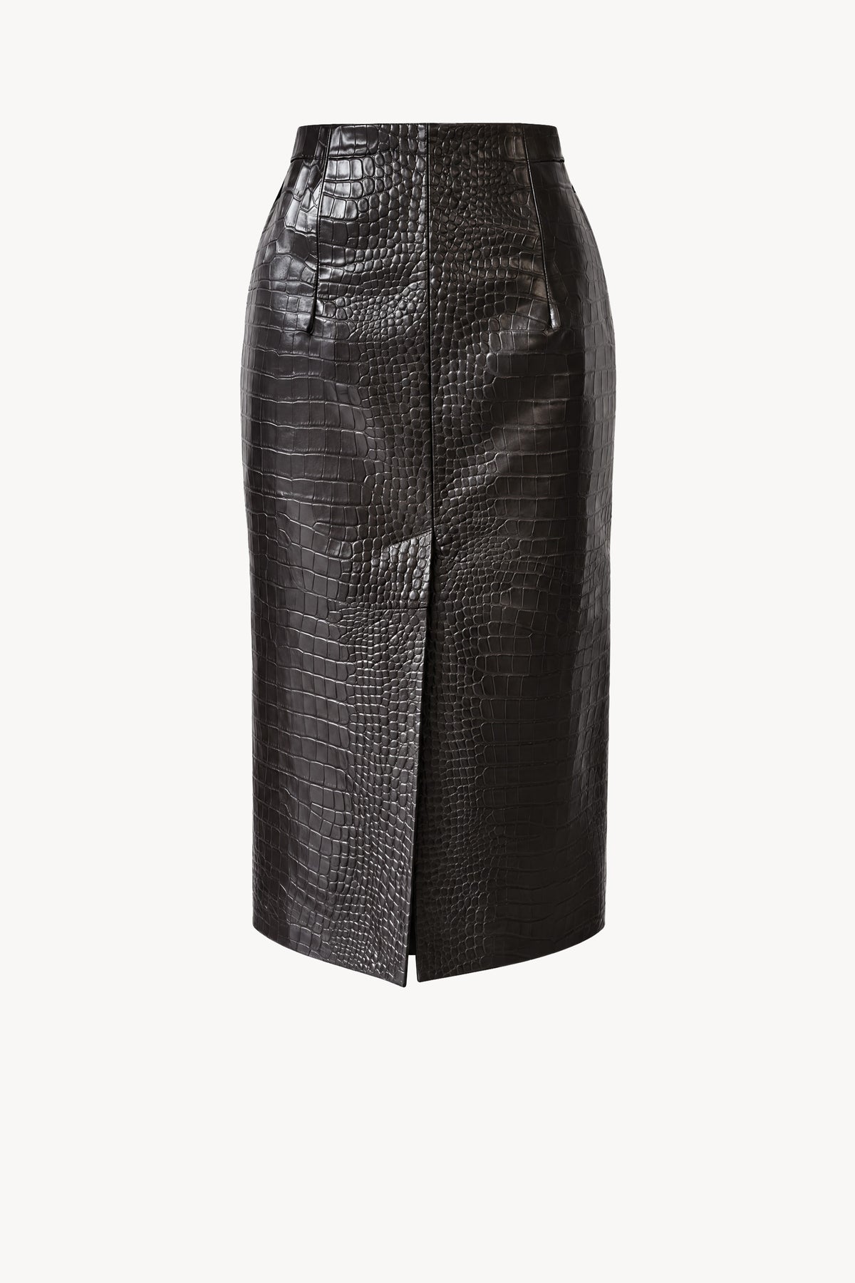 Yula Leather Skirt Bitter Chocolate