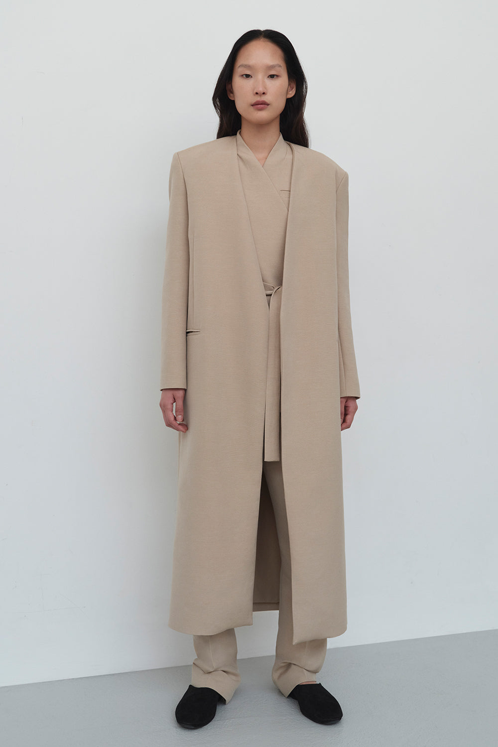 Allegra Coat Dark Camel